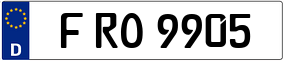 Truck License Plate